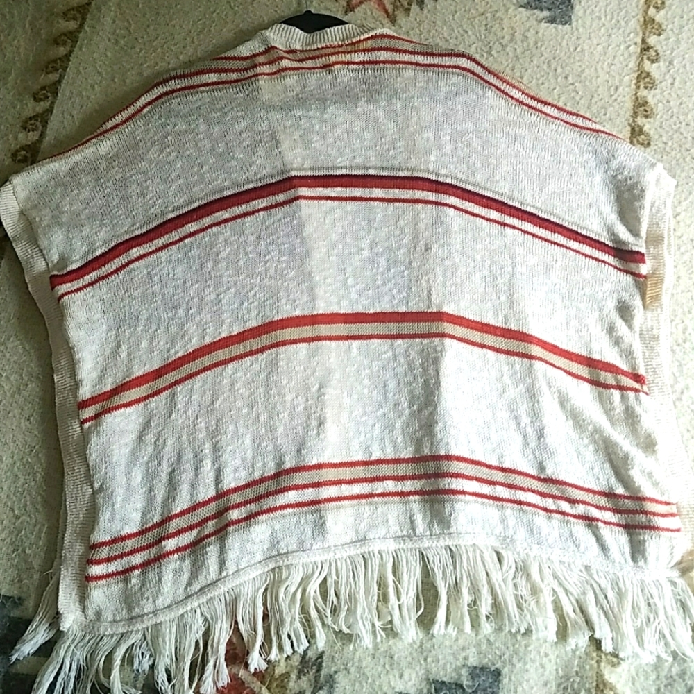 Boho Poncho Duster - Picture 2 of 9